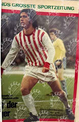 20 de junio de 1974 - Recorte de revista de Franz Beckenbauer